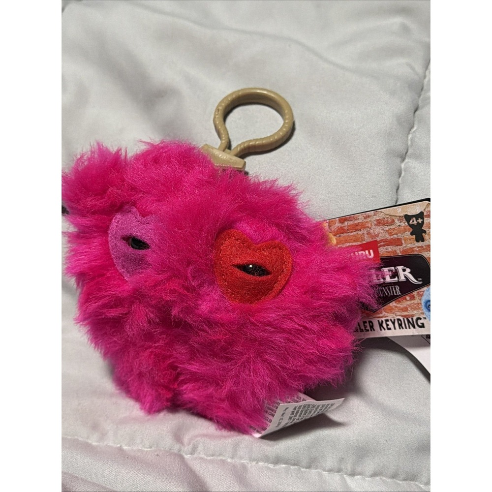 Fuggler Cardiac Pink Heart VALENTINE'S Keychain Keyring 5" Plush Monster